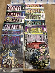 Grendel comics Lot of 12 2 3 5 6 7 8 9 10 12 14 13 1988) Comic Vf Avg