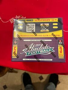 2021 absolute football hobby box sealed Lawrence fields lance wilson kaboom sick