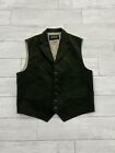 ORVIS Velvet Green Front Button Classic Waistcoat Vest Men’s Size XL