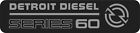 Detroit Diesel Silver Series 60 Silver Heavy Duty Engine Vinyl Sticker Decal