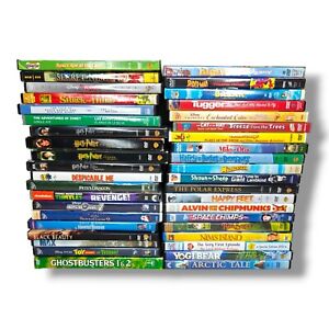 Children's DVD Movie Lot Of Of 40 Kids Animation Cartoons Family Disney Pixar