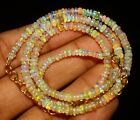 AAA Natural Ethiopian Opal Beads Necklace 3X4MM 16 Inch Loose Gemstone N1n1