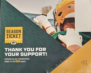 Green Bay Packers Commemorative Season Tickets 2023