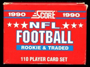 1990 Score Supplemental Rookie Traded Football Incomplete Set 109/110 NO EMMITT