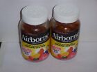 (2 pack)  Airborne Assorted Fruit Flavored Gummies 42ct each  Exp: 7/24