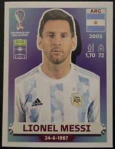 2022 Panini FIFA World Cup Qatar 2022 Stickers ARG 20 Lionel Messi Argentina