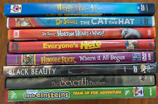 Lot Of 8 DVDs Movies Kids Animated Dr Seuss, Fraggle Rock, Everybody’s Hero More