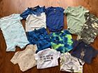 LOT OF 11 GENTLY USED INFANT BABY BOYS CLOTHES SZ. 3-6 MOS. SHIRTS PANTS ROMPER