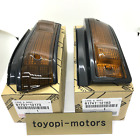 Toyota Genuine Trueno AE86 Sprinter Turn Signal Lamp Lens LH RH Pair Set NEW