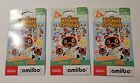 (Lot Of 3) Nintendo Animal Crossing amiibo Packs of 6 Series 5 SEALED 