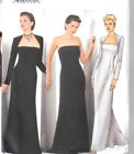 Butterick 6533 Sew Pattern Misses Goth Evening Prom Cocktail Dress 6 8 10 UCFF