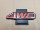 OEM 4WD 4X4 Four Wheel Drive Vintage Emblem Badge Logo Nameplate Name Plate