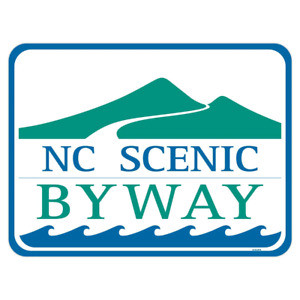 North Carolina Scenic Byway Novelty Sign, Made in the USA