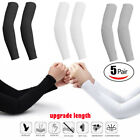 5pair Cooling Arm Sleeves Cover UV Sun Protection Basketball Sport Tattoo Unisex