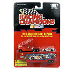 97 Racing Champions 1:144 NASCAR White Stock Car Cab Trailer #29 Cartoon Network