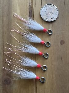 TAIL FLAGS WHITE Striper Plug Replacement BuckTail Flags RM Smith After Hours