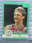 1984 Star Larry Bird 1981-82 Season #9 Boston Celtics