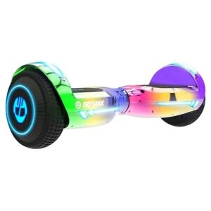 GoTrax Glide Scooter for Kids with Bluetooth Speaker and Lights GT-GD-RBW