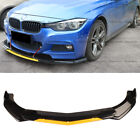 For BMW 320i 328i 330i Series Front Bumper Lip Spoiler Splitter Black Yellow (For: More than one vehicle)