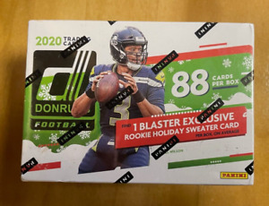 (1) 2020 Donruss HOLIDAY Football Factory Sealed Blaster Box, 88 Cards! QTY!