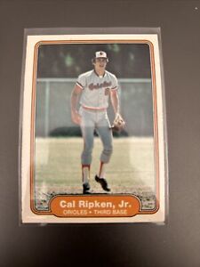 1982 Fleer - #176 Cal Ripken, Cal Ripken (RC) Baseball Card 5B