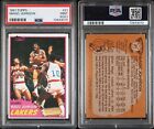 1981-82 Topps #21 Magic Johnson PSA 9 (OC) Graded Basketball Card NBA Lakers 81
