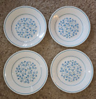 Vintage Corelle Blue Heather Dinnerware Dishes Bread and Butter Plates set of 4