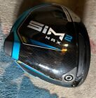 TaylorMade sim2 max driver head with Head over.