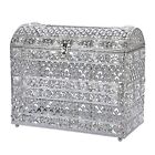 Crystal Wedding Card Box With Lid Vintage Money Card Box Treasure Chest Style Si