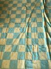Antique  Handmade Quilt large 77 X 83 inches Hand Tied