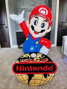 New Listing⭐️ Huge Super Mario Statue Nintendo Store Display Life Size Statue Pin Ball