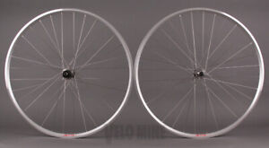 Velocity A23 SILVER ROAD BIKE WHEELSET SHIMANO 105 HUBS DT COMPETITION SPOKES