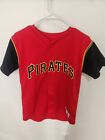 Majestic MLB Pittsburgh Pirates Jersey #12 Freddy Sanchez Red Size Youth L