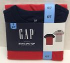 GAP Boy's 2 Pack Short Sleeve Soft Comfort Tagless Tee, Choose Size