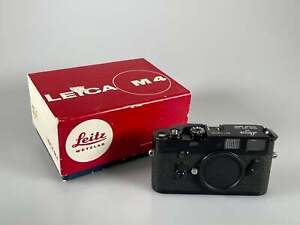 Leica M4 35mm rangefinder film camera original Black Paint