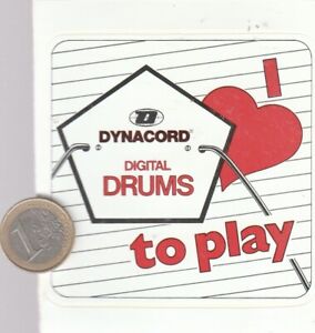 Sticker. C3. DYNACORD Digital Drums