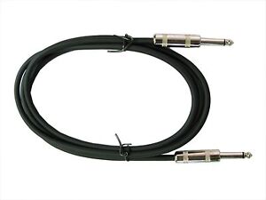 2 ft foot shielded 1/4 mono guitar pedal lead instrument patch cable PA DJ cord