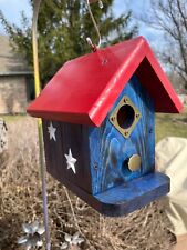 “Simply” Patriotic Bird House. MADE TO ORDER.