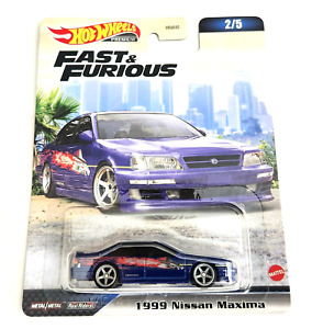 Hot Wheels 1999 Nissan Maxima purple #2 2/5 - 2023 Fast & Furious