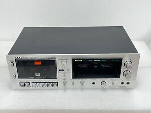 AKAI GXC-735D Three Head/Double Capstan Cassette Deck Player - GREAT CONDITION