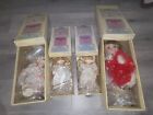 Lot of 4 New In Box Goebel Dolly Dingle   Porcelain 2 Cats and 2 Dolls Original