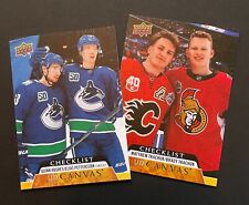 2020-21 Upper Deck Canvas Hockey Cards. Complete your set!