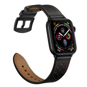 44/42mm Apple Watch Band Premium Leather Band Strap Series 9 8 7 6 5 4 3 49/45mm
