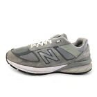 New Balance 990v5 Running Shoes Mens Size 9 D EUR 42.5 Gray Leather Sneakers USA