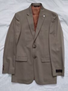 Jos A Bank Joseph SLIM FIT Blazer Sports Coat Wool Brown Khaki Suit Jacket 38 L