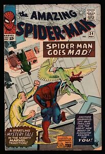 Marvel THE AMAZING SPIDER-MAN No. 24 (1965) Early Mysterio Appearance!