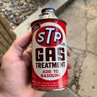 Vtg C.1970s Stp Gas Treatment Cone Top Can Gas & Oil Automotive Advertising
