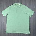 Tasc Performance Polo Shirt Mens XL Golf Short Sleeve Spotted Green Stretch
