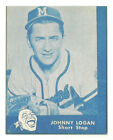 1960 Lake to Lake Dairy Johnny Logan Milwaukee Braves Reprint Nr-Mt 1988 JALFCO