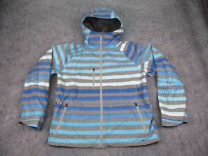Burton Jacket Mens XL Blue Gray Dryride Waterproof Hooded Snowboard Ski Coat